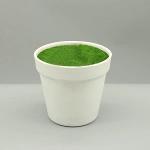 Indoor Flower Plant Pots Modern Decorative Garden Pot Plastic Plants Decoration Terra-Cotta Style Pot with Foam turf