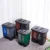 Import Indoor plastic environmental protection trash can double trash can from China
