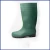 Import industrial matt safety flat black PVC boots working boots rain boots with steel toe and plate from China