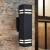 Import Industrial rectangle black finish wall light iron Incandescence/LED porch light fixture wall sconce from China