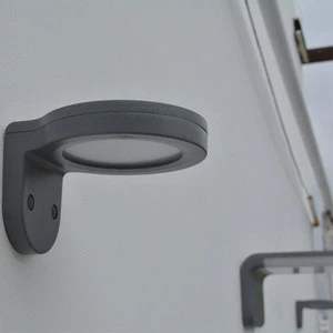IP66 die-casting outdoor solar wall lamp with microwave sensor wall lights