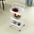 Import IYANEN 3 tier rolling utility cart with handle Plastic multi-purpose trolley makeup cart organizer craft art cart from China
