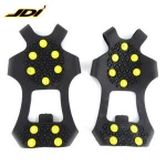 JDI-12P1 TPE Snow Grips Anti Slip Rubber Ice Climbing Crampons