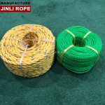 JL red, blue, yellow, green, white 3 strands pe rope