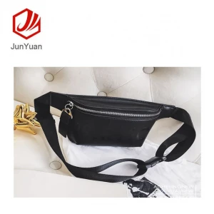 JUNYUAN PU Leather Waist Bag Fashion Belt Bags For Women
