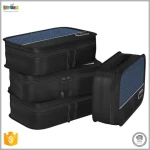 Justop Compression Packing Cubes 4pcs Travel clothing Organizer storage bag
