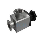 KF-40 Vacuum Angle Valve , Stainless steel ball valve for high vacuum sealing