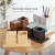 Import KH-WC009 Customized Multifunctional Cube Table Calendar Office Desk Desktop Wooden Pen Holder With LED Digital Alarm Clock from China