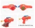 Import kids outdoor game ping pong ball shooting gun toy with four balls from China
