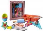 Kids real baking set with recipes decorating kit Family Fun DIY Desserts, Cookie Cutters, Gift Giving Box Cupcake/Muffin molds