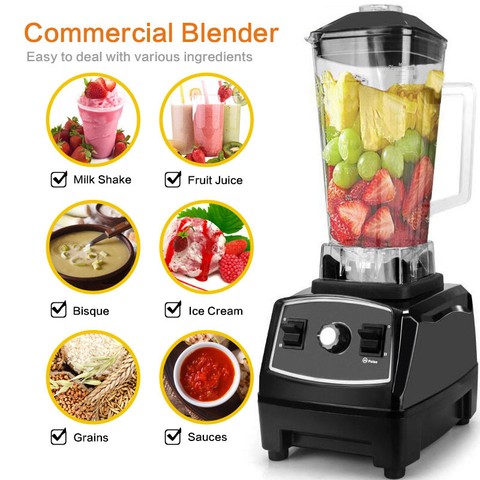 Kitchen Appliances Food Mixer Professional Heavy Duty Ice Fruit Electric Blender