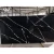 Import Kitchen Counter top quartz slab  2cm black nero calacatta Black quartz stone slab from China