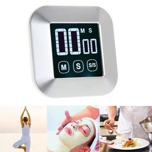 Kitchen Timer 0-99 Minutes Touch Screen LCD Backlight Digital Timer Alarm Clock Cooking Tools Kitchen Accessories