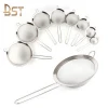 Kitchen Tool Wire Strainer Colander Juicer Filter Food Tea Drying Spoon Fine Mesh Stainless Steel Strainers