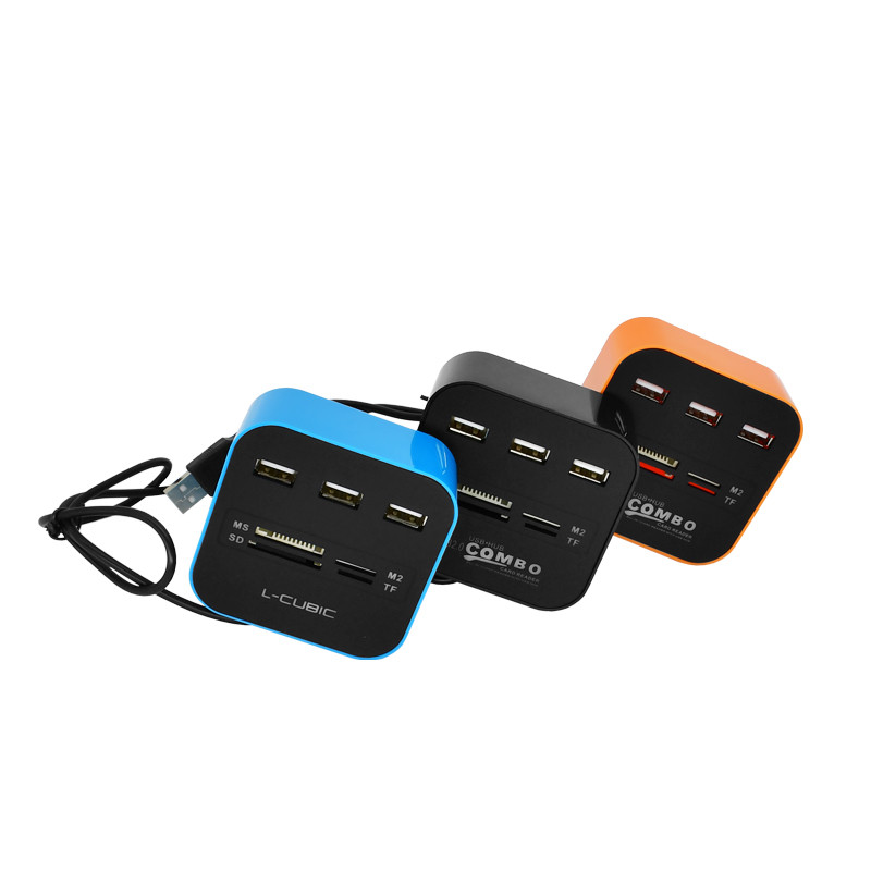 Buy L-cubic 3 Ports Usb-c Hub Sd/tf Usb Type-c Hub Android With Card ...