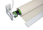 Lace Pleated Fabric  Motorized One Way Decorative Turkish Window Electric Blinds