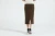 Import ladies ribs knitted  high waist A shape skirt from China