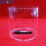 large diameter clear flat base quartz crucible quartz crystal singing bowl