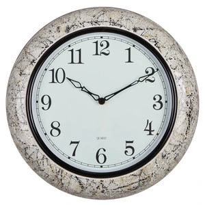 large round glass snake mosaic digital specialty clock