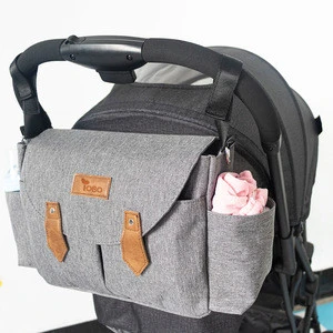 Large Storage portable baby stroller Stroller organizer Travel mesh Bag