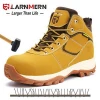 LARNMERN Men&#39;s Safety Shoes Steel Toe Anti-Smash Work Boots Water Repellent Outdoor SRB Anti-slip Protection Footwear Sneakers