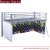 Import Latest Modern Designs Single Folding Metal Bed with Mattress from China