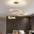 Import LED Ceiling Pendant Lamp Modern for home Dining Room Living Acrylic Circle Ring Chandelier Dimmable bar restaurant lighting from China