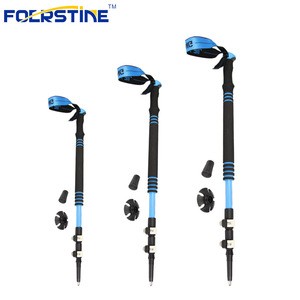 Lightweight folding nordic style fashionable telescopic hiking pole walking stick For Outdoor Activities Hiking Climbing