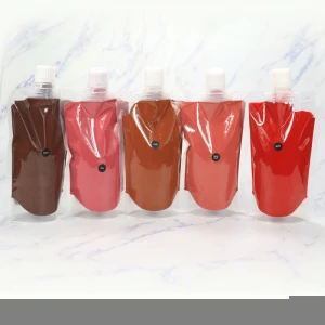 Lip gloss base 85 colors Factory price plastic bag packing 200 ml lip gloss