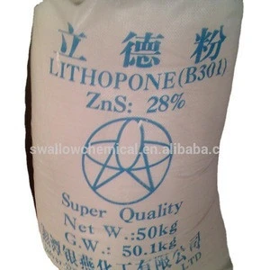 Lithopone Raw Material B301/B311-30%  White Inorganic Pigments High Purity