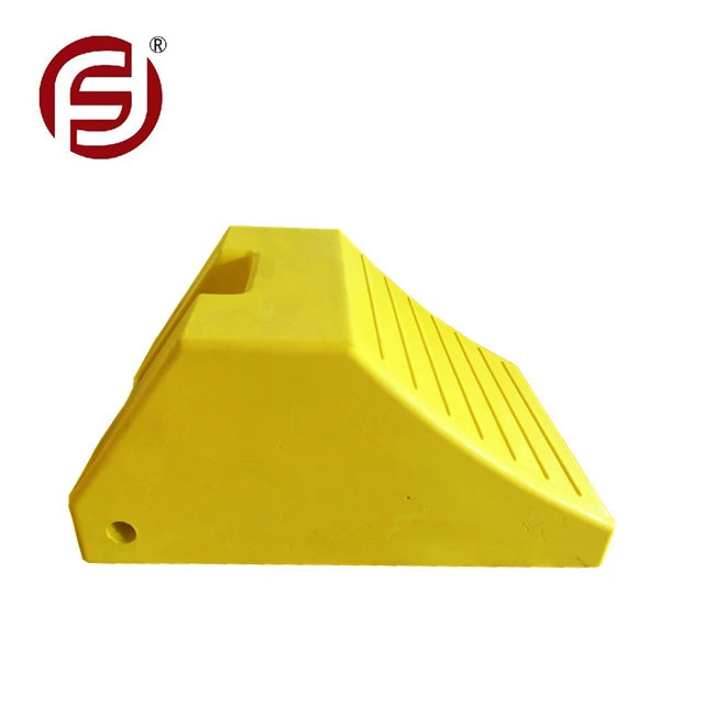 Loading 250tons  Heavy Duty  Polyurethane Wheel Chock Tire Truck Chocks car wheel chock block