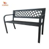 Long Steel Frame Bench For Outdoor Use