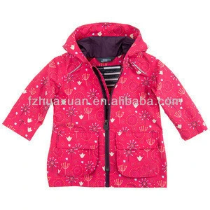lovely kids rainwear waterproof baby rain coat cheap kid jacket