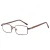 Import Low MOQ Metal Square Business Men Eye Glasses Optical Glass Tao Bao Eyeglass Frames from China