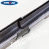 Low price custom 42mm 6inch iron jalousie window shutter glass blade frames