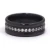 Import LR116  wholesale black zirconium ring full eternity wedding band or ring from China