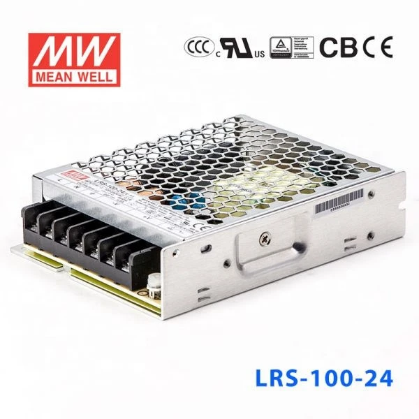 LRS-100-24 Enclosed 108W 4.5A AC-DC Single Meanwell 24V Switch Power Supply