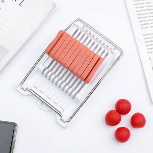 Lunch meat cutter stainless steel durable egg fruit slicer soft food cheese sushi cutter canned meat cutter manufacturer