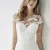 Import Luxury Elegant Lace Appliqued Long Tail Satin Wedding Dress Bridal Wedding Dresses from China