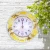 Import LUXURY High Quality Quiet Quartz Proper Price Flower Design Home Decoration Wall Clock from China