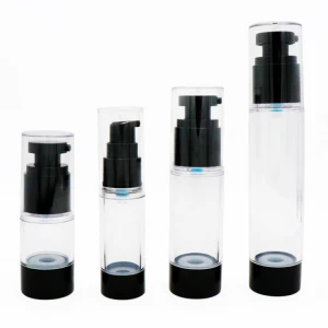 Luxury Pump Cosmetics Containers And Packaging Cosmetic Packaging Plastic Pet Bottle Manufacturers Lotion Plastic Airless Bottle