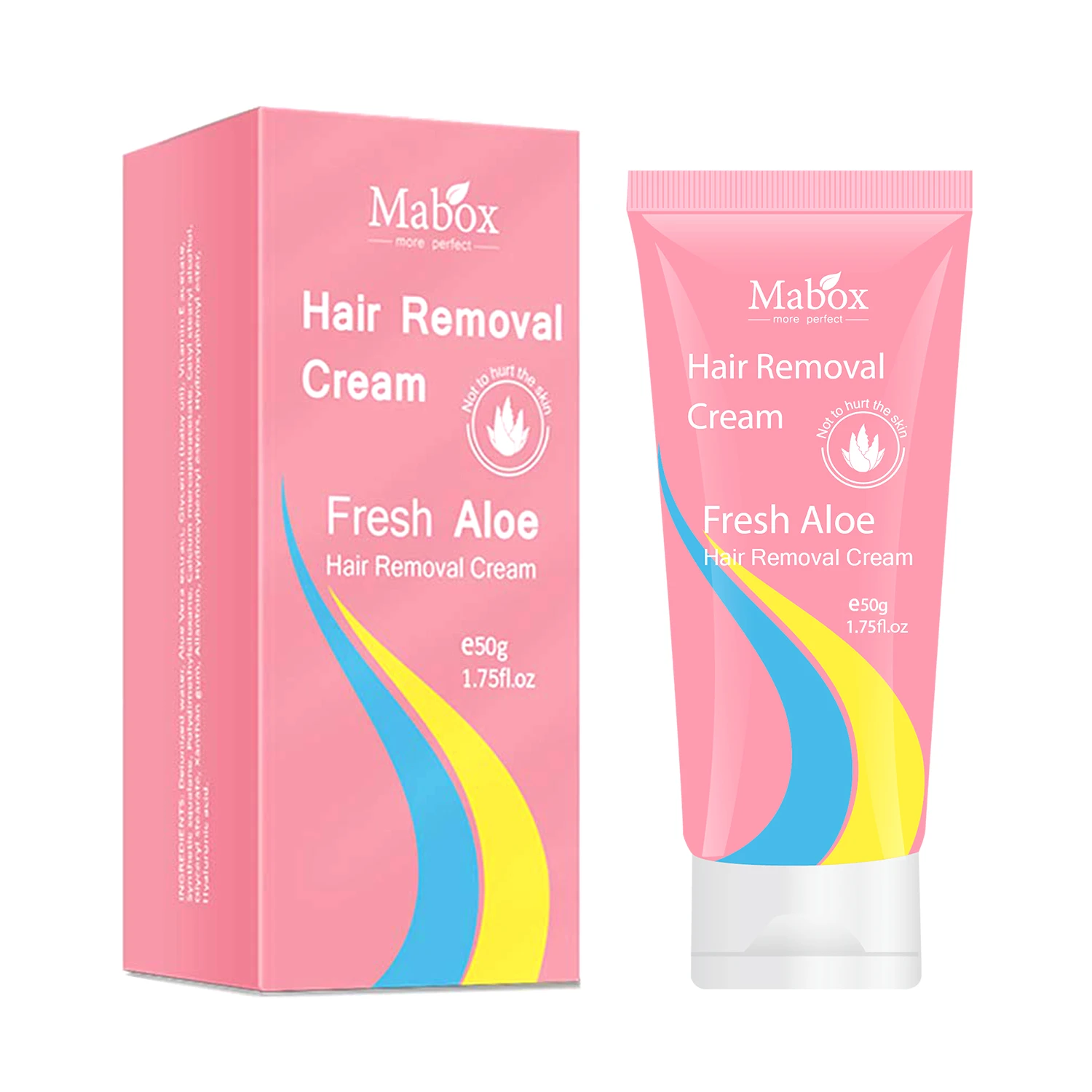 Mabox Hair Removal Cream Painless Flawless Depilatory Cream for Sensitive Skin Underarm Leg Bikini Body for Women and Men