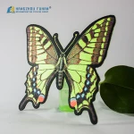 Machine Cut Woven Butterfly Patch with Iron-on Backing