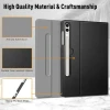 Magnetic Wireless Keyboard Tablet Cover Case with S Pen Holder For Samsung Galaxy tab S9 S8 S7 FE Plus 12.4 inch