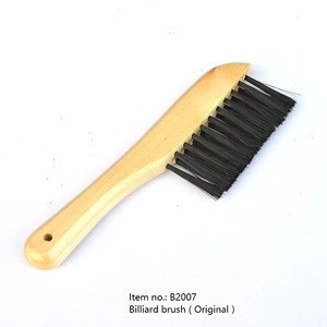 Mahogany/Black Billiard Brush Nylon Bristle Wooden Pool Table Brush B2005