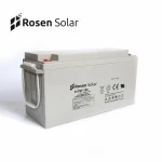 Maintenance Free 12V Solar Battery GEL 150Ah Storage Batteries Commercial