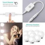 Makeup Mirror Vanity LED Light Bulbs lamp Kit 3 Levels Brightness Adjustable Lighted Make up Mirrors Cosmetic lights