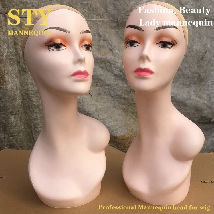 mannequin head with shoulders wholesale wig stand mannequin head dispaly mannequin heads whole sale