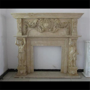 marble fireplace surrounding-22