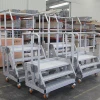 MAT industry 2 step ladder with handrail and platform